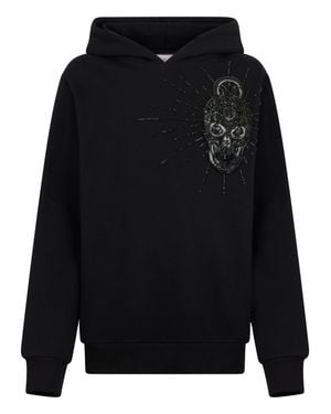 Philipp Plein Hoodie Skull Stones - Black