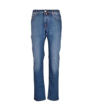 Jacob Cohen Straight-Leg Jeans With Innovative Fabric Blend - Blue