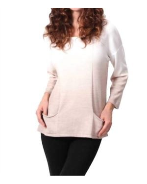 Angel Ombre Pocket Top - Natural