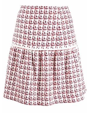 Ferragamo Textured A-Line Skirt