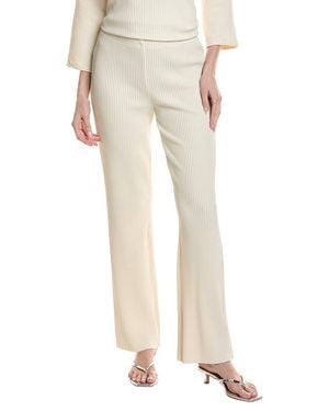 Joseph Ribkoff Ribbed Pant - Natural