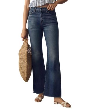 ASKK NY Geek Crop Flare Jeans - Blue