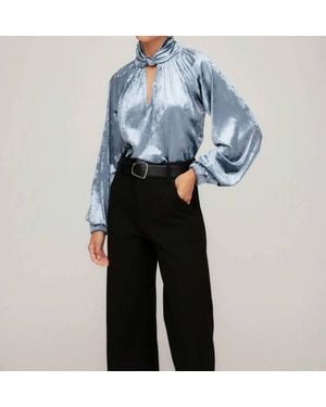 Fifteen Twenty Alana Keyhole Top - Blue