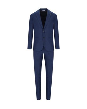 Manuel Ritz Tailored Bright Suit - Blue