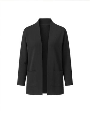J'Envie/Eli Celia Car Coat - Black