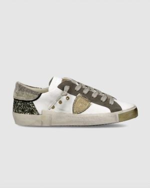Philippe Model Prsx Tennis Sneakers - Metallic