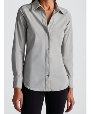 IN/ONE Winnie Button Front Shirt - Gray
