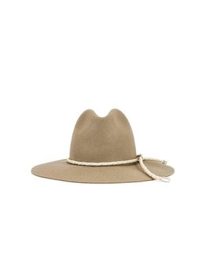 Rag & Bone Valencia Fedora Hat - Natural