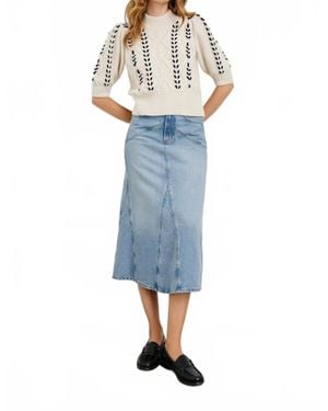 Rails Del Rey Midi Skirt - Blue