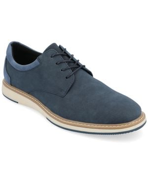 Vance Co. Hodges Plain Toe Hybrid Dress Shoe - Blue