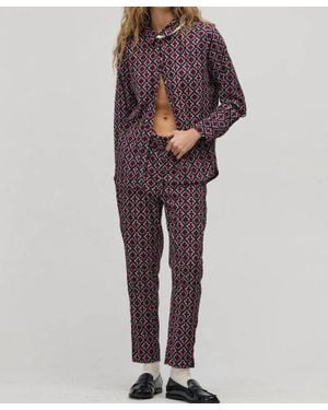 Lanhtropy Lotus Corduroy Pants - Purple