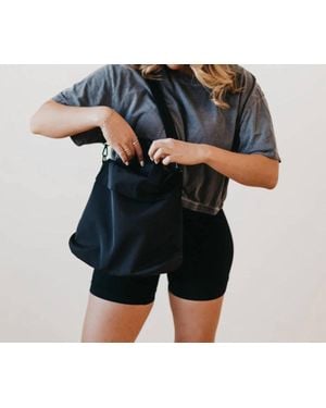 Pretty Simple Carrie Catch All Shoulder Tote Bag - Black