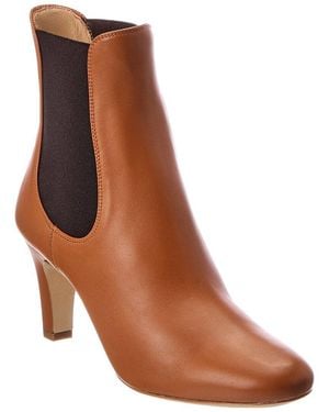 Ferragamo Tenny Leather Boot - Brown