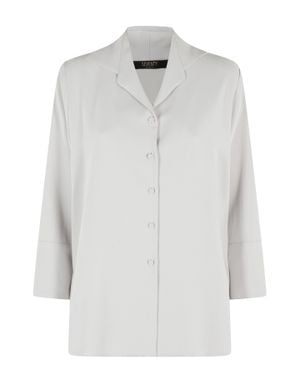 Seventy Heavyweight V-Neck Viscose Shirt - White