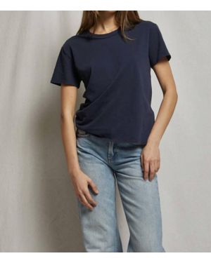 PERFECTWHITETEE Harley Boxy Crew Tee - Blue