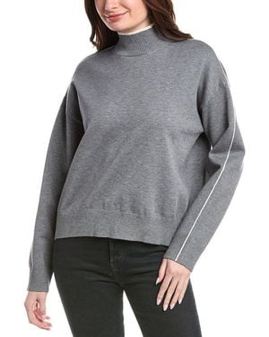 Alala Framed Mock Neck Sweater - Gray