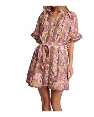 Sundays Evelyn Mini Dress - Red