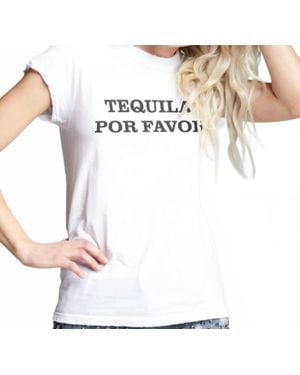 Recycled Karma Tequila Por Favor Tee - White