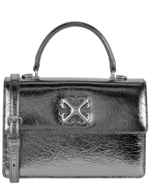 Off-White c/o Virgil Abloh Jitney 1.4 Leather Shoulder Bag - Black