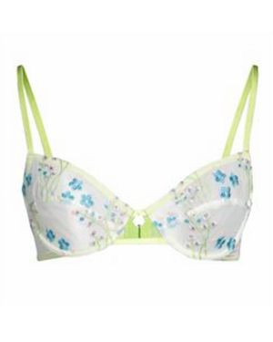 OW Collection Balconette Bra - Blue