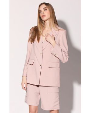 Walter Baker Kendrick Blazer, Cagney Stripe Blush - Pink