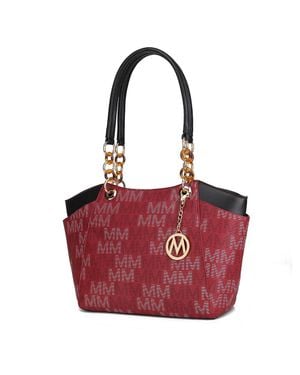 MKF Cameron Fashion Tote Handbag By Mia K - Red