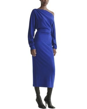 A.L.C. Sonny Wool Midi Dress - Blue
