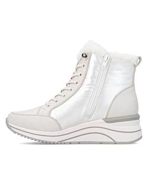 Remonte Lite N Soft Mid Height Boots - White