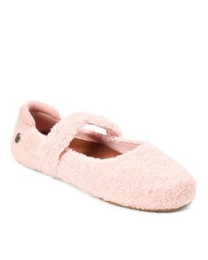 Dearfoams Haddy Teddy Flat - Pink