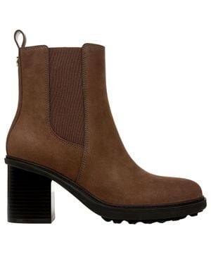 Vionic Truckee Slip On Boots Driftwood Nubuck J0721L2200 - Brown