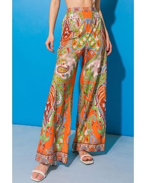 TRUEDAMES In A Good Place Woven Pants - Blue