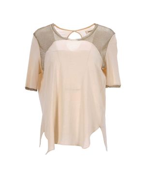 Nanushka T-Shirt - Natural