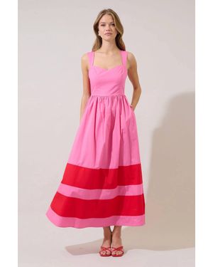Sugarlips Lemonade Maxi Dress - Pink