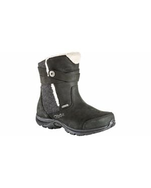Obōz Madison Insulated Zip Hiking Boots - Black