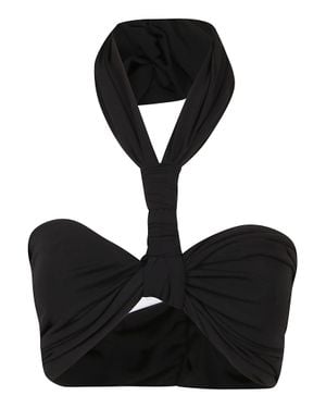 Ambush Twist Top Central Knot Top - Black
