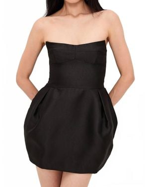 Amanda Uprichard Bowery Mini Dress - Black