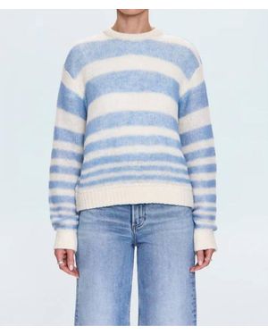 Pistola Moa Striped Bubble Sweater - Blue