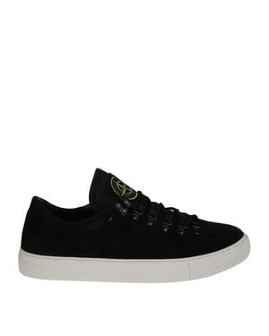 Stone Island Low Top Sneakers - Black