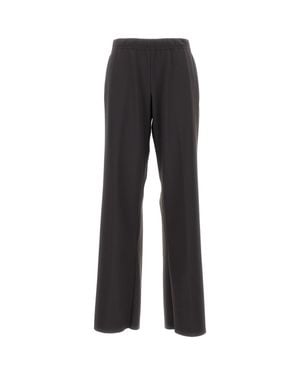 Irie Tailored Mid-Rise Pants With Streamlined Silhouette - Black