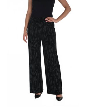 FRANK LYMAN Textured Studded Pants - Black