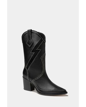 Dante Shoes Fashion Leather Boots - Black
