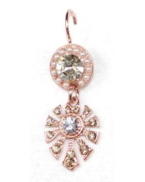 Marina Dunaway Butter Pecan Earrings - White
