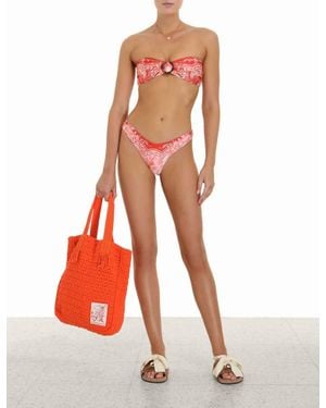 【Zimmermann】LUCKY BAMBOO RING BIKINI ビキニ ZIMMERMANN Lucky Bamboo Ring Bikini | Yellow | FARFETCH