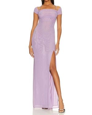 Khanums Khine Gown - Purple
