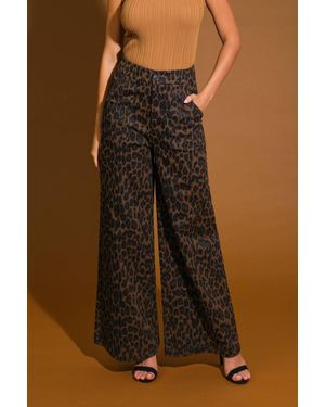 TRUEDAMES Eternal Romance Woven Pants - Brown