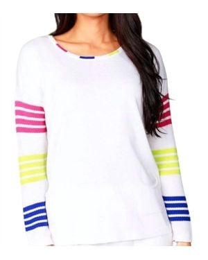 Angel Two Pocket Crew Top - White