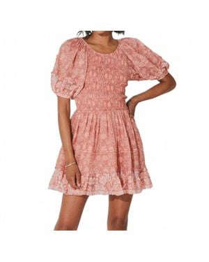 Cleobella Mina Mini Dress - Pink