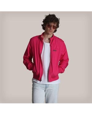 Members Only Classic Iconic Racer Jacket - Red