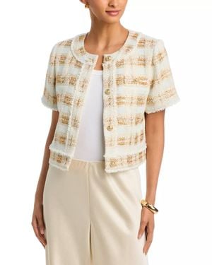 Ramy Brook Wesley Short-Sleeve Jacket - White
