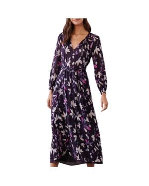 Bella Dahl Smocked Back Maxi Dress - Blue